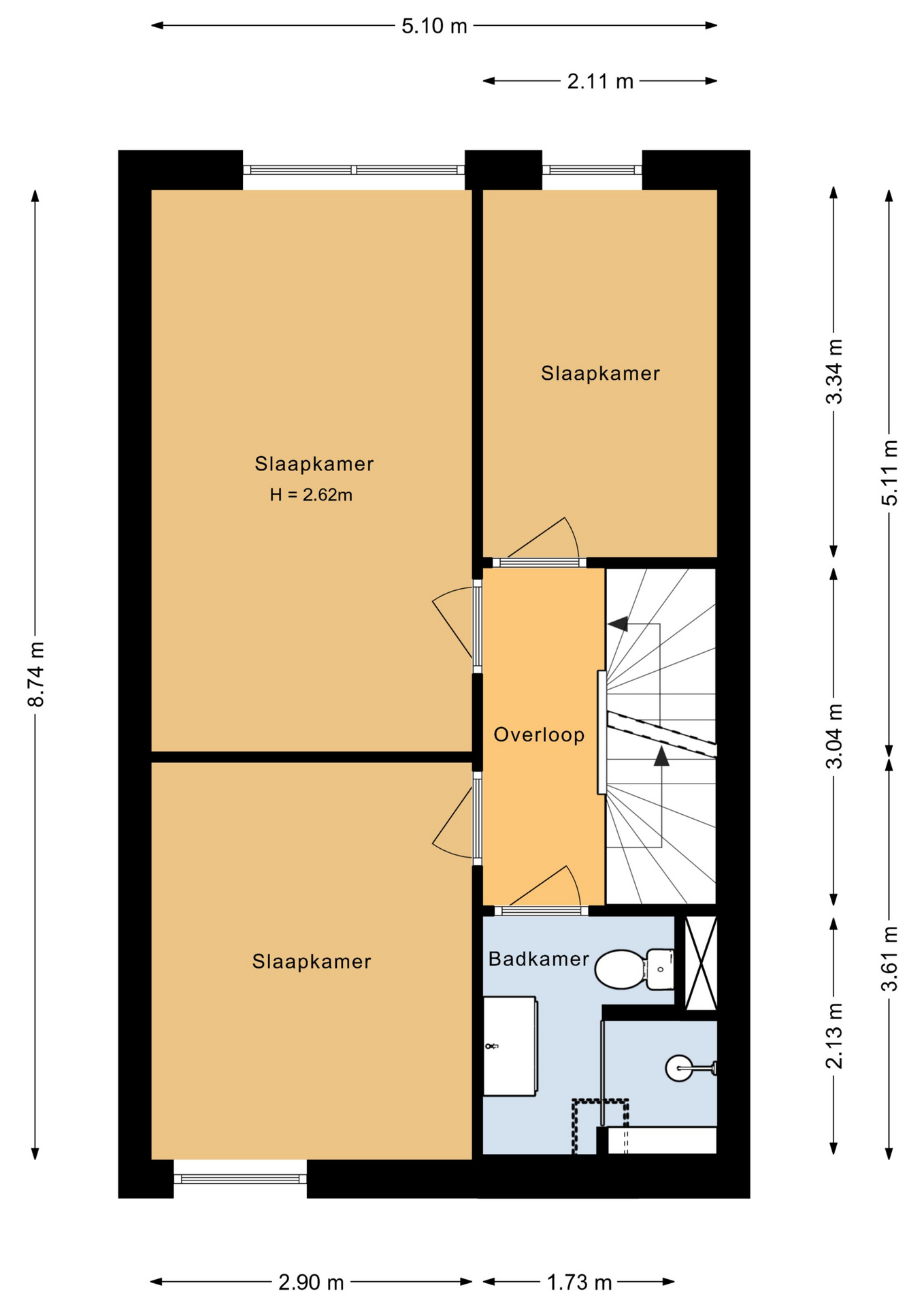 Zilverschoonlaan 257 - 8245 KE - lelystad-plattegrond-2